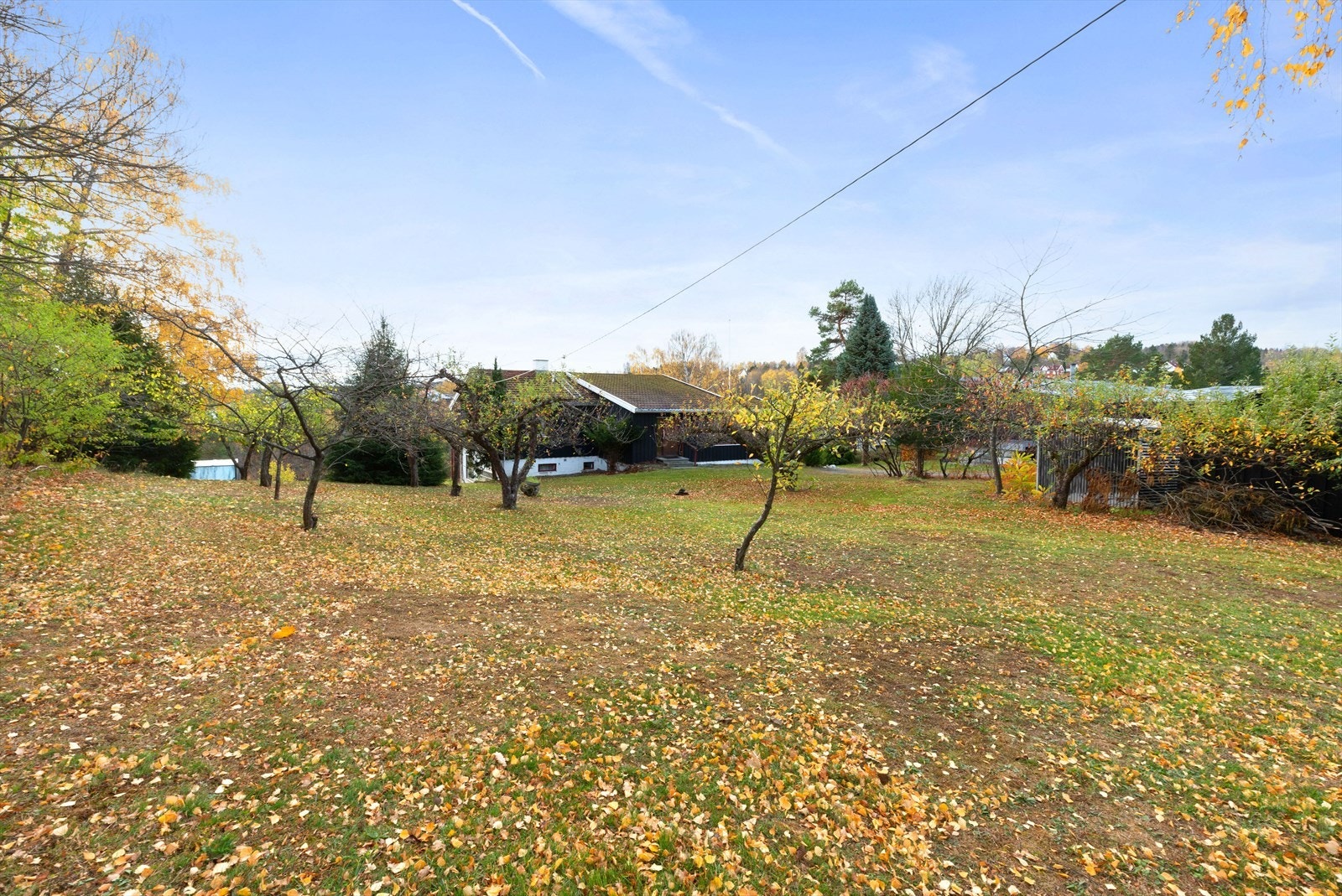 Eiendommen ligger luftig og åpent Galleribilde