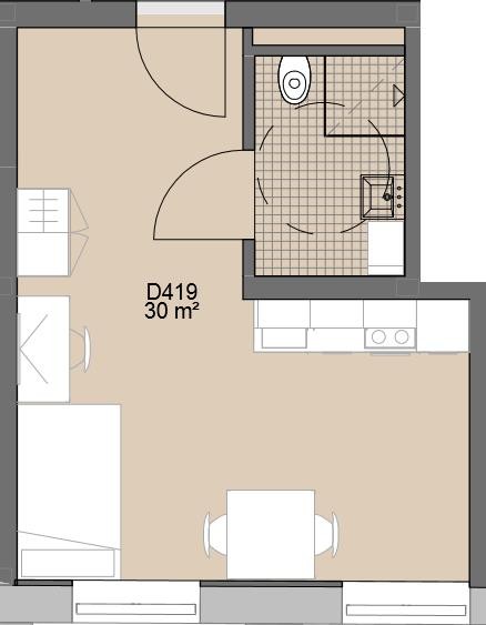 Smart planløsning. Galleribilde