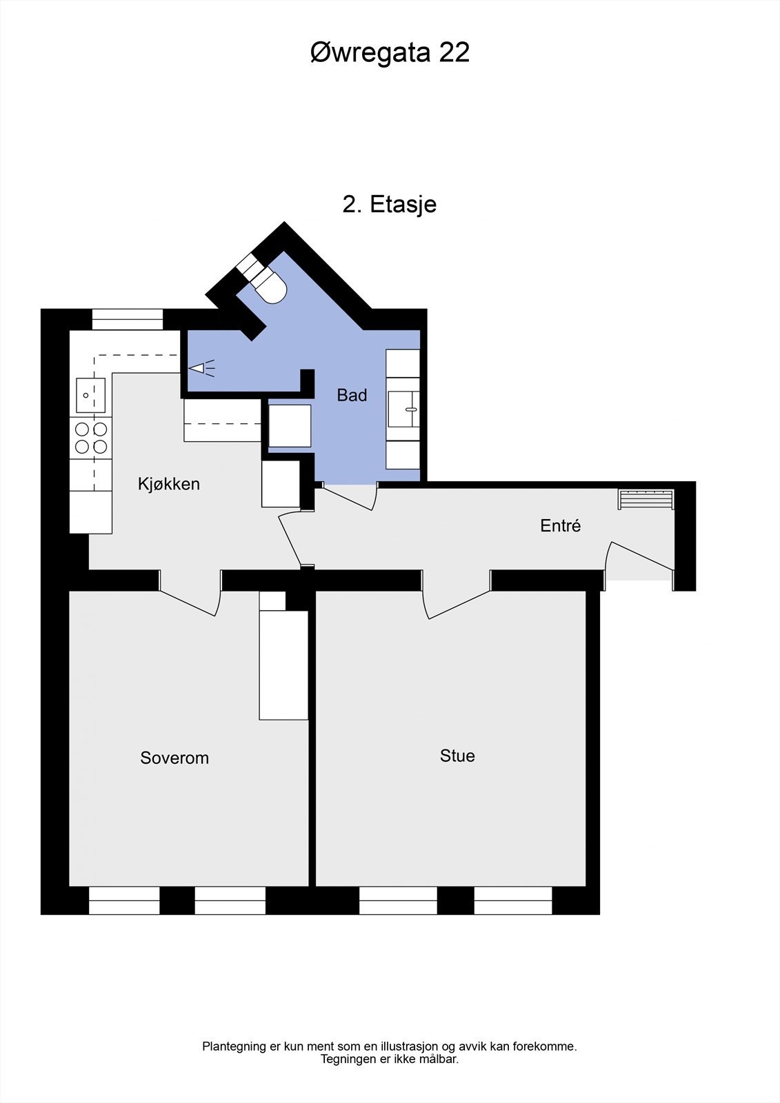 Plantegning Galleribilde