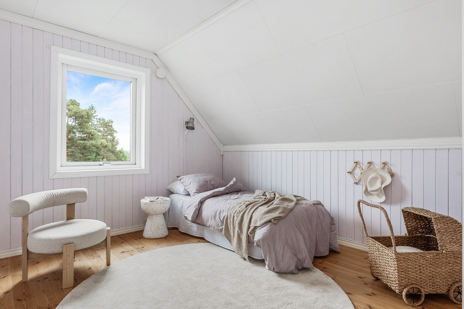 Soverom nummer tre passer godt som et barne- eller ungdomsrom. Galleribilde