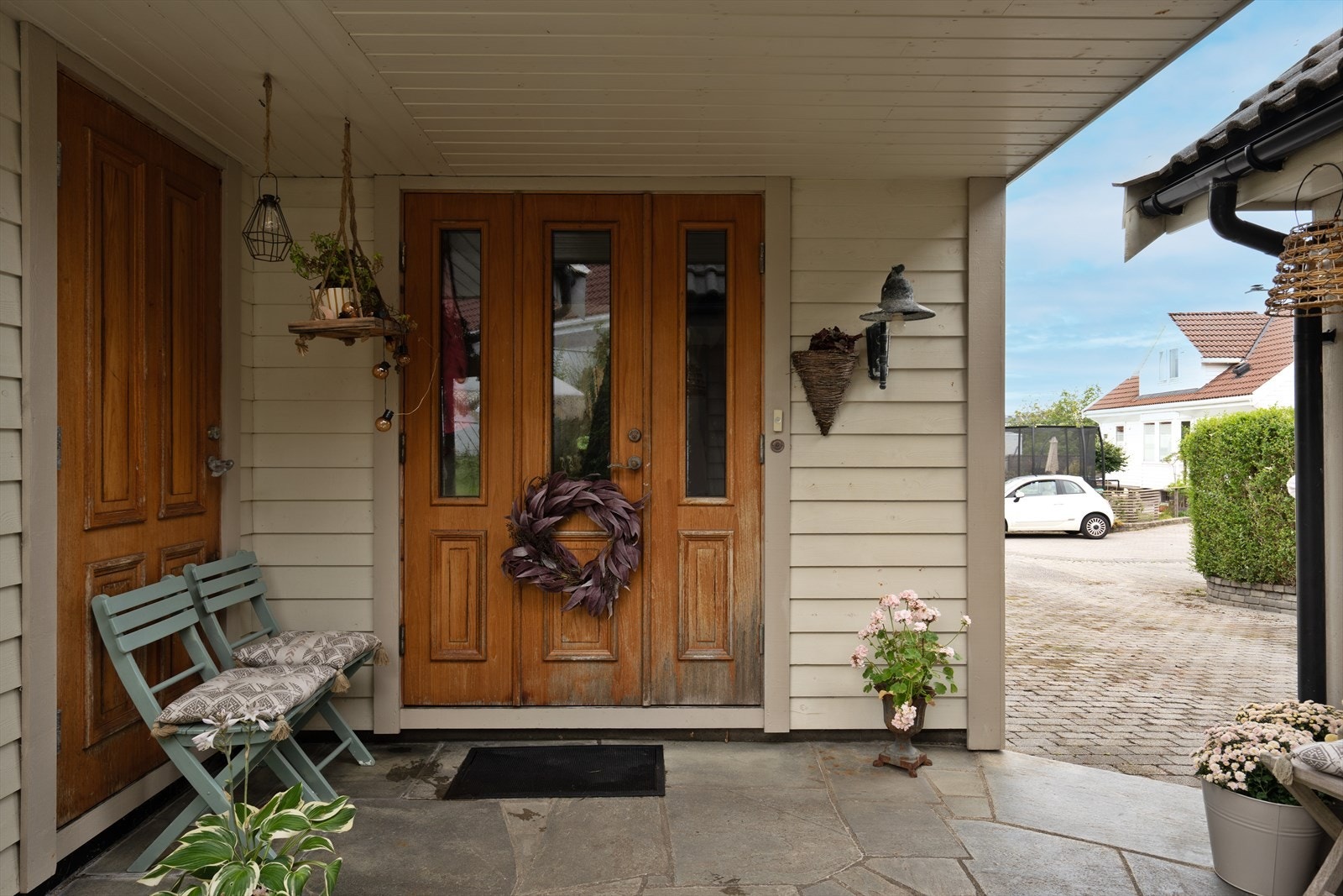 Overbygd inngangsparti Galleribilde