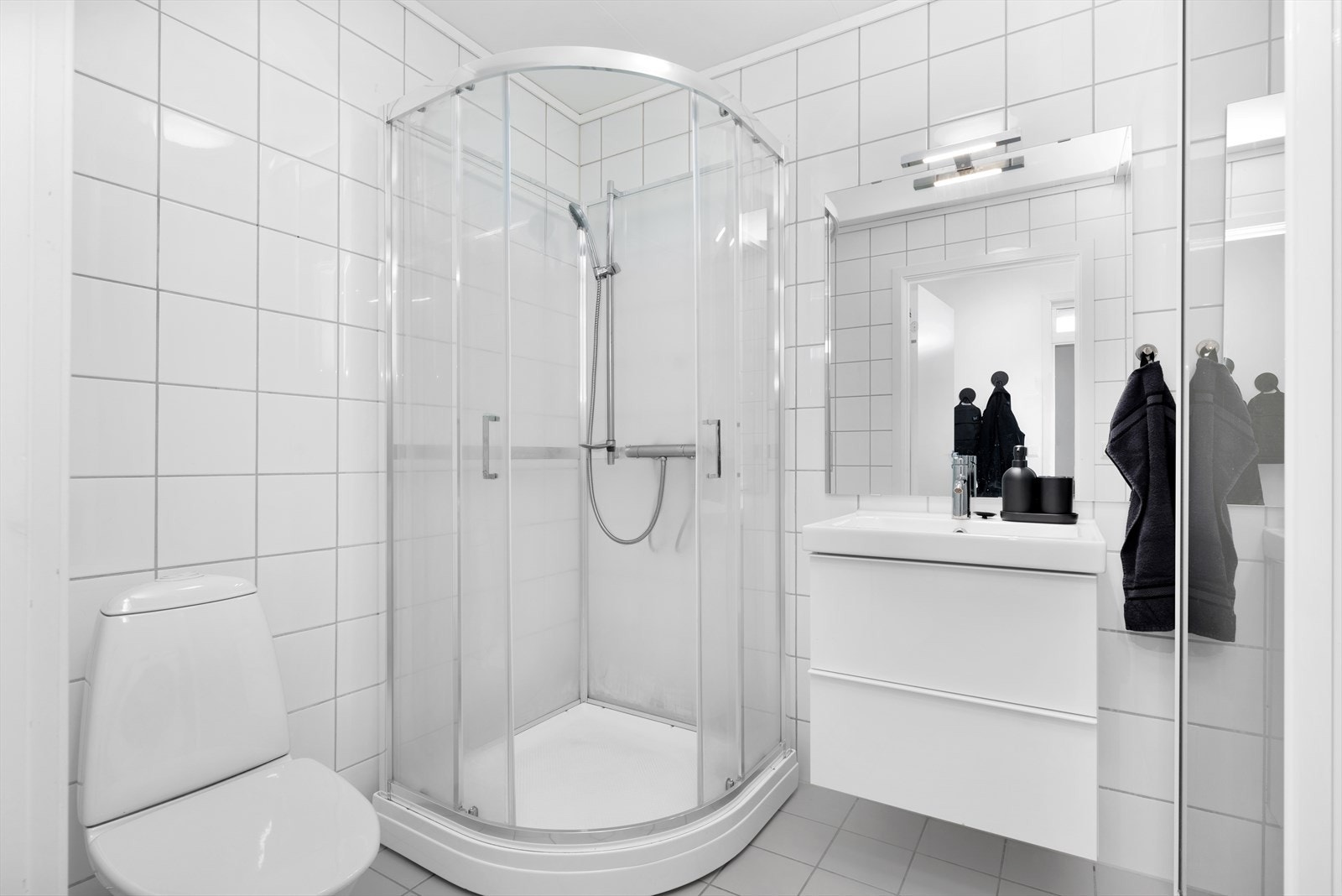 Bad - varme i gulv Galleribilde