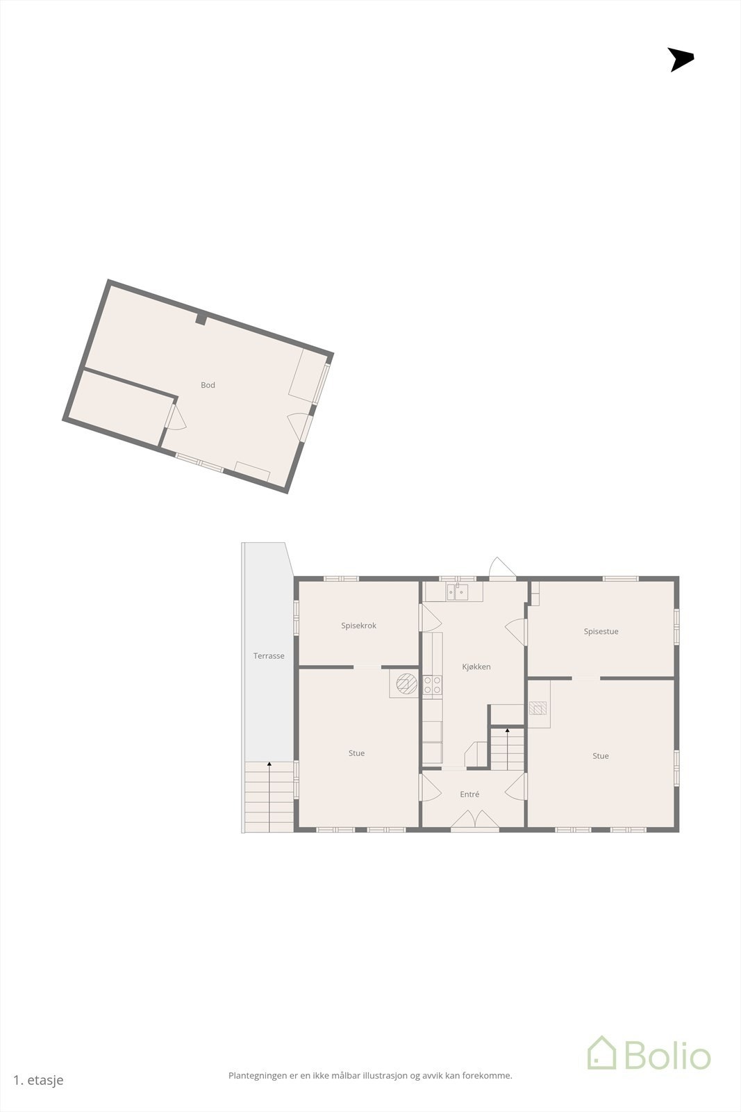 Plantegning Galleribilde