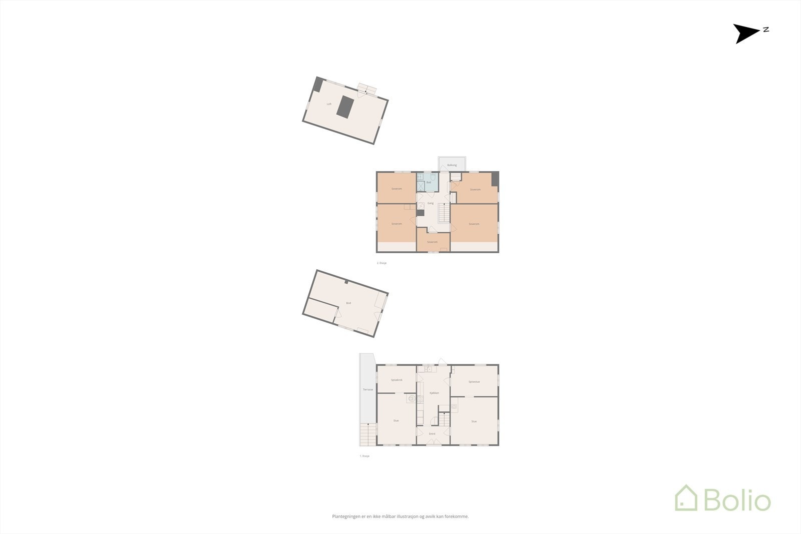 Plantegning Galleribilde