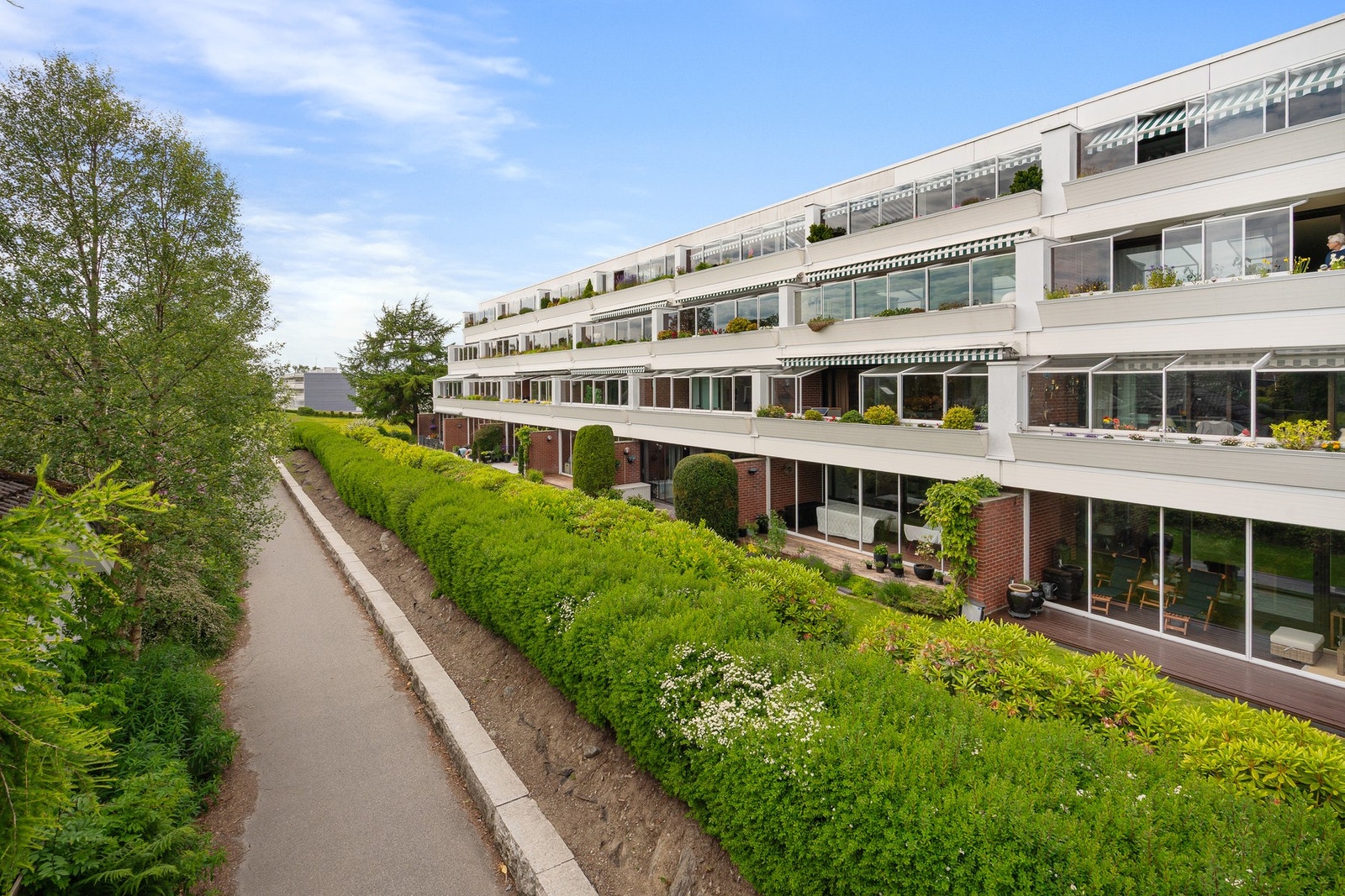 Leiligheten er del av et svært veletablert sameie på Eiganes. Galleribilde