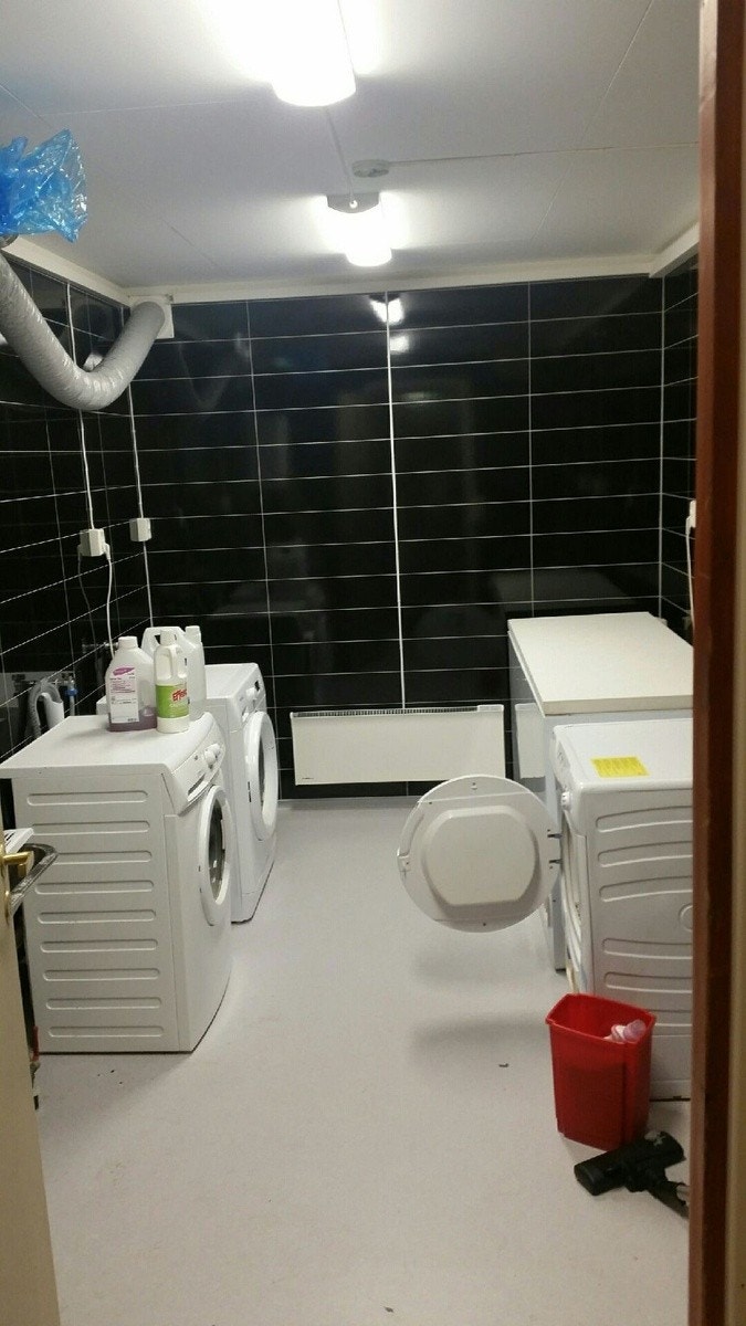 Felles vaskerom Galleribilde