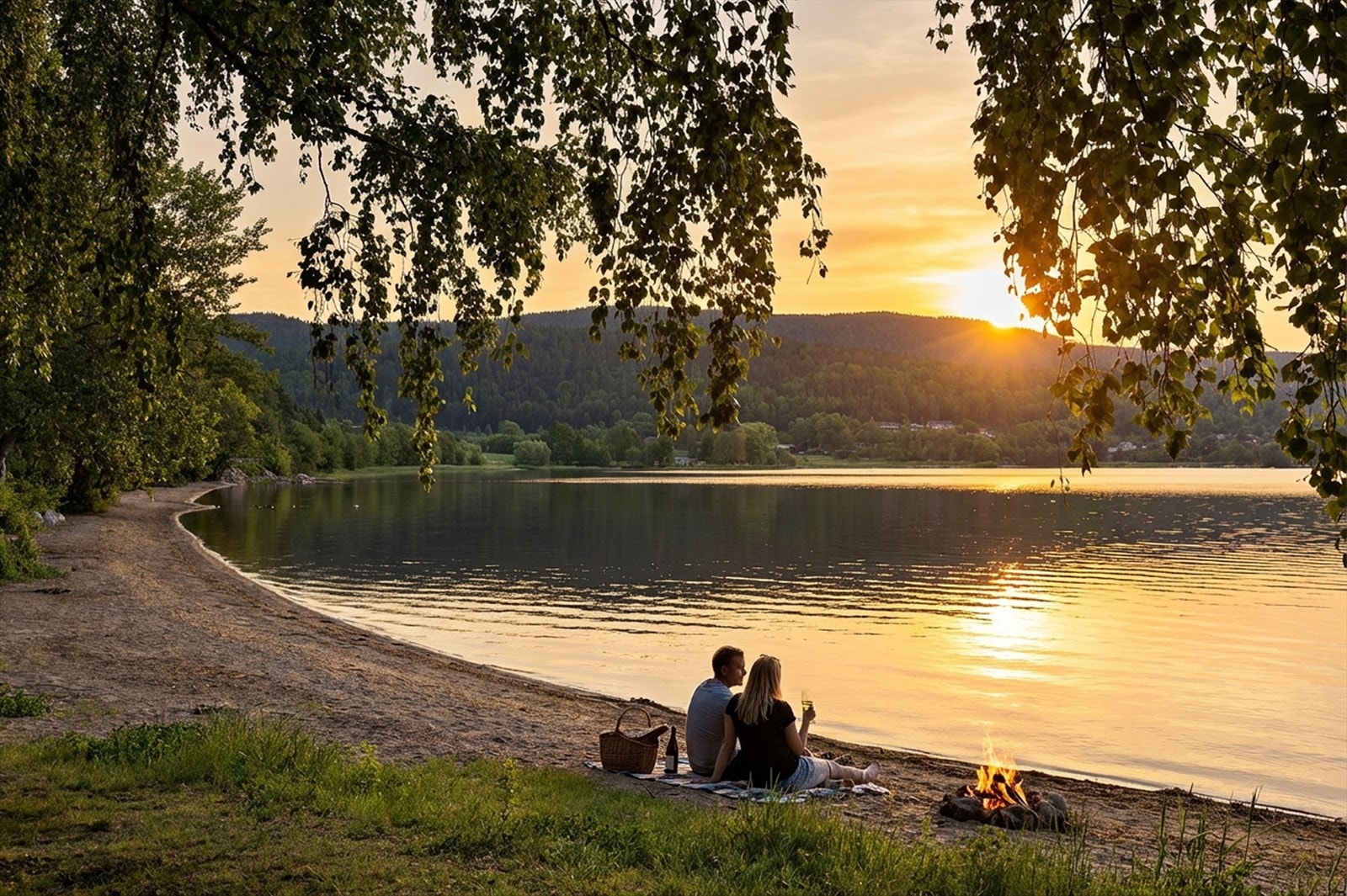 AI generert kveldsbilde Galleribilde