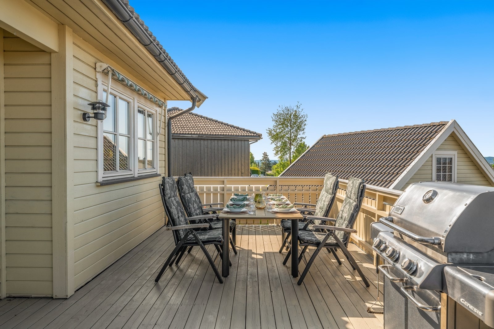 Sommerbilde fra terrassen Galleribilde