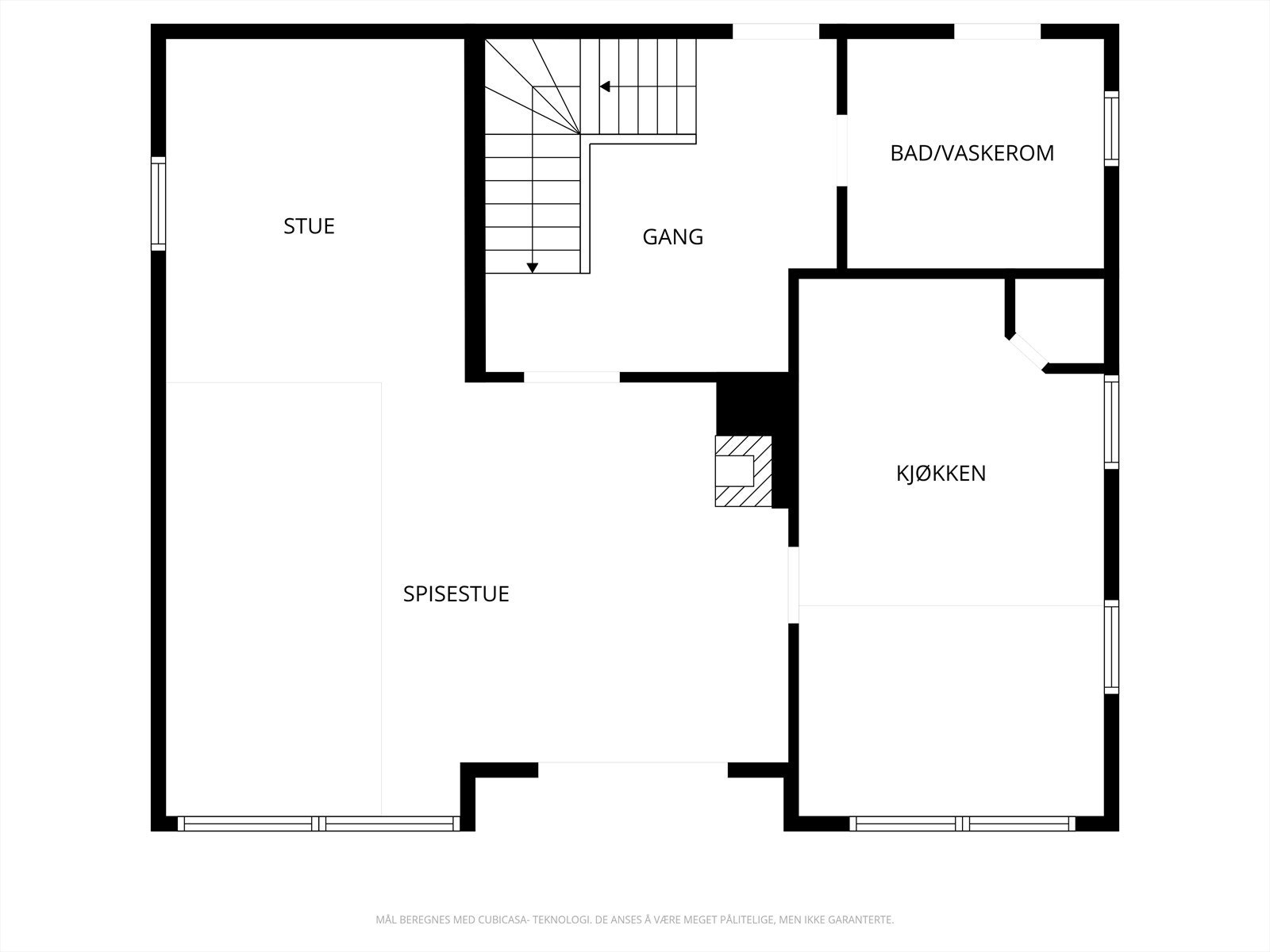 Plantegning - 1. etasje Galleribilde