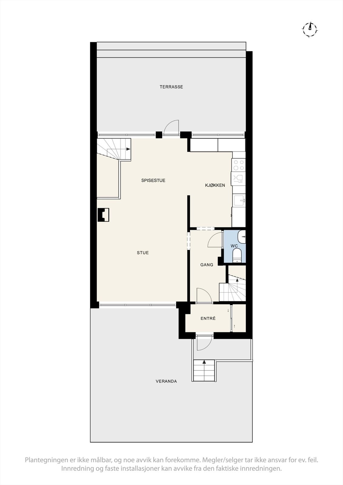 Plantegning 1.etasje. Galleribilde