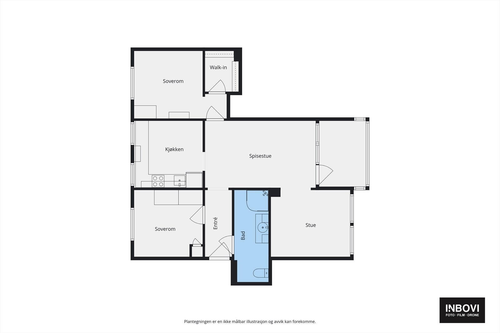 Plantegning Galleribilde
