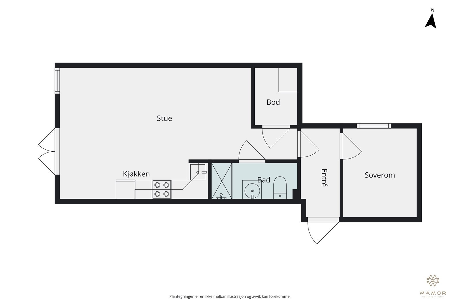 Plantegning Galleribilde