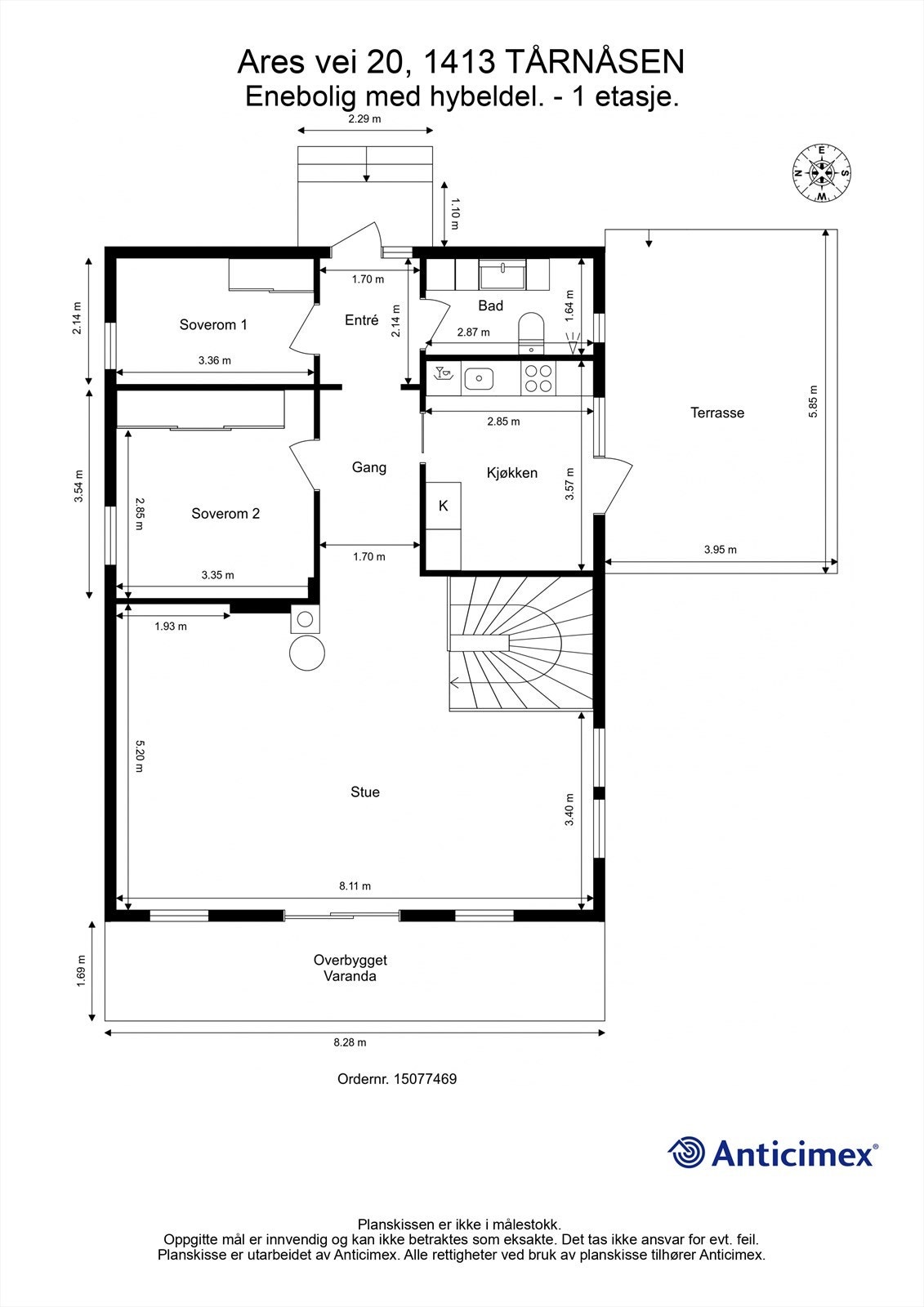Plantegning - 1. etasje Galleribilde