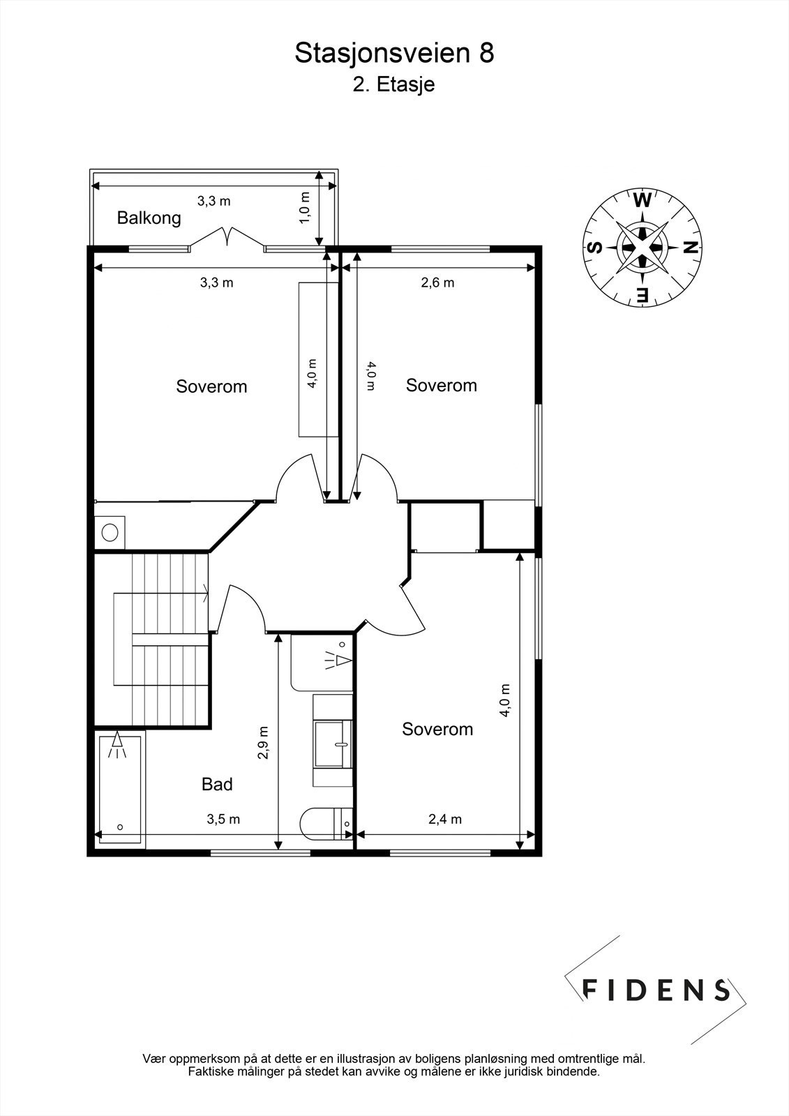 Plantegning 2. etasje Galleribilde