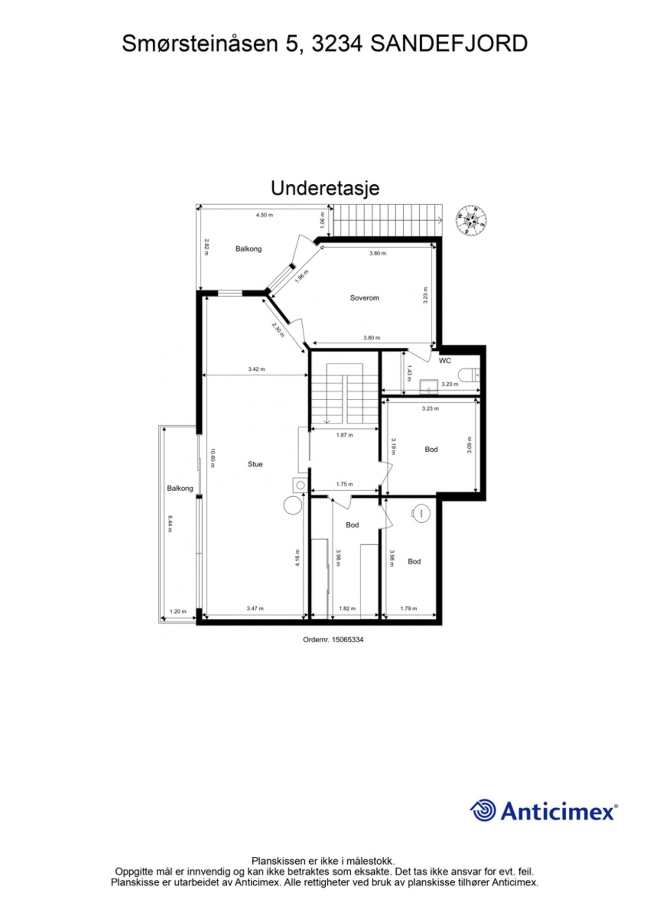 Plantegning Underetasje Galleribilde