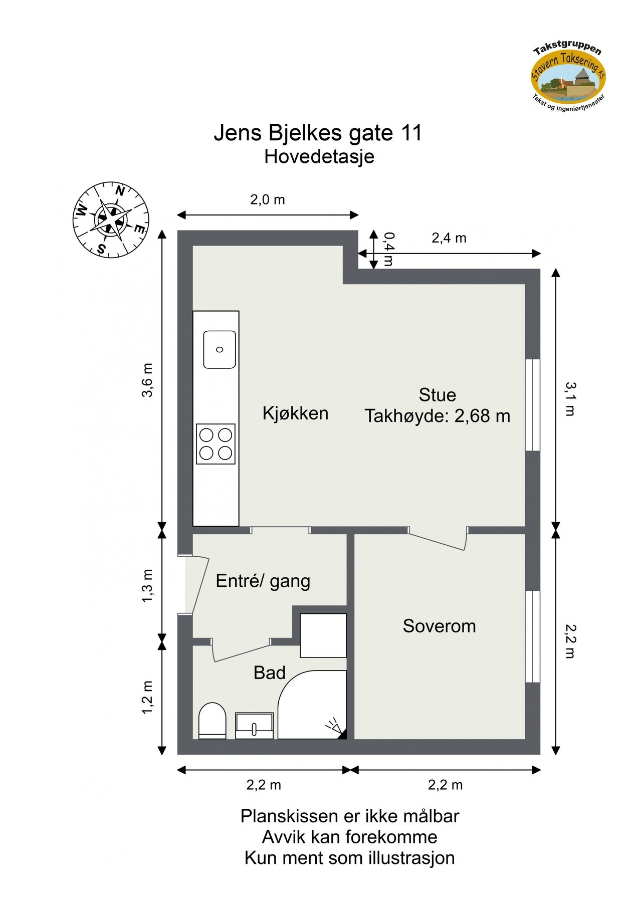 Plantegning. Galleribilde