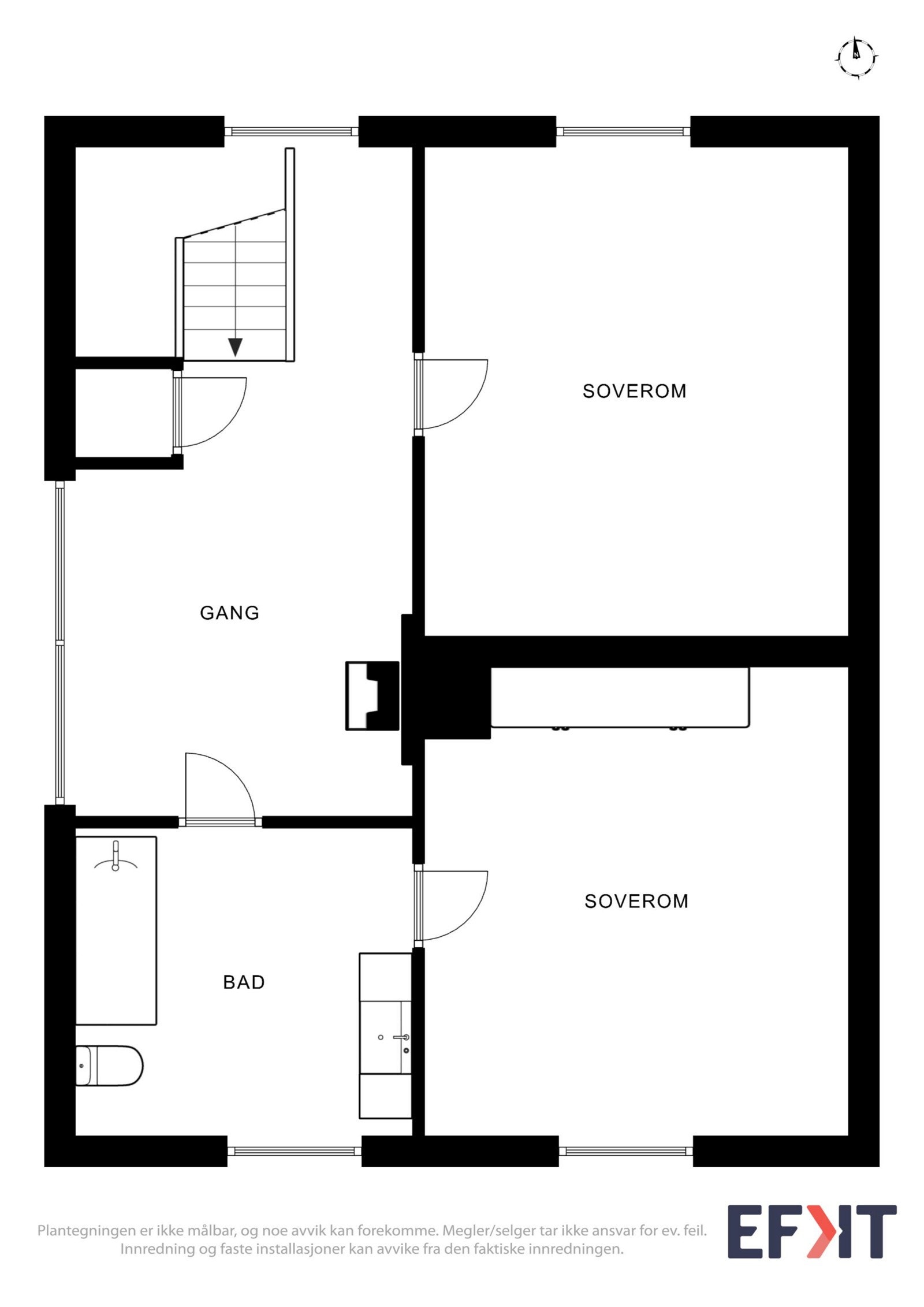 Planløsning kjeller Galleribilde