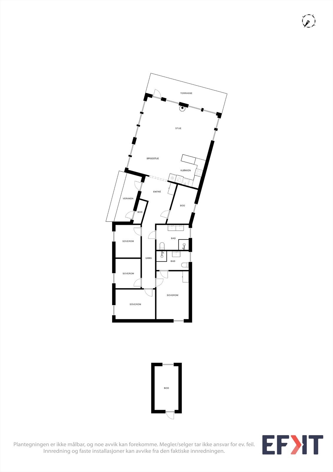Plantegning Galleribilde