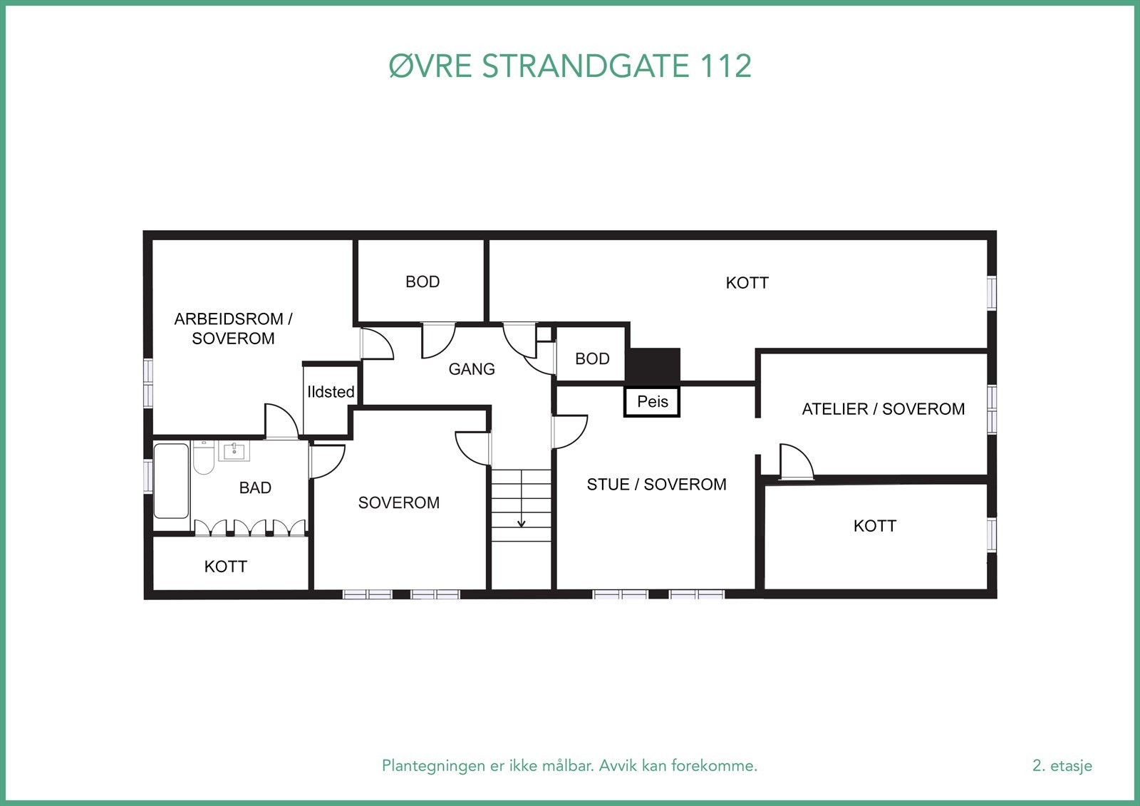 Plantegning Galleribilde