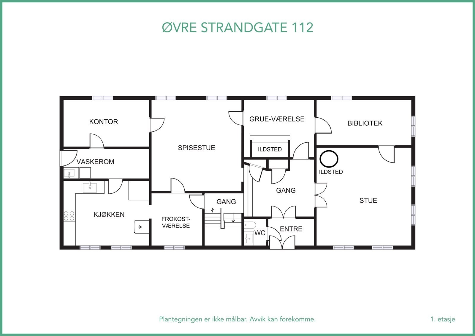 Plantegning Galleribilde