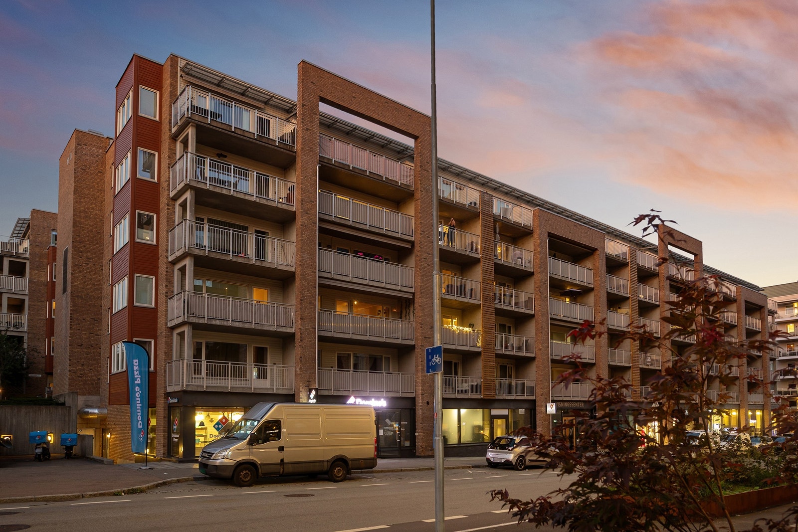 Sydvestvendt fasade Galleribilde