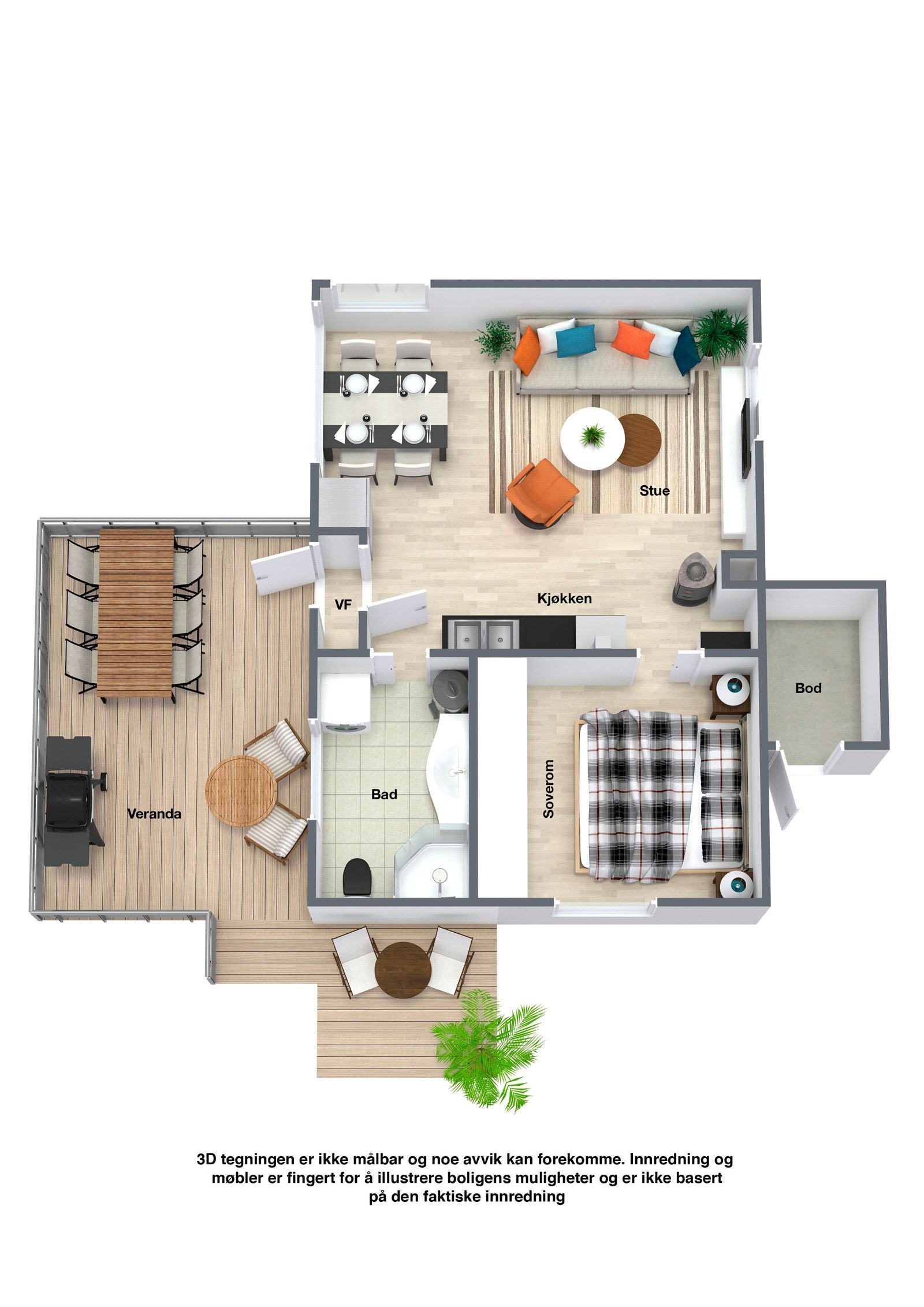 Plantegning 1 etasje Galleribilde