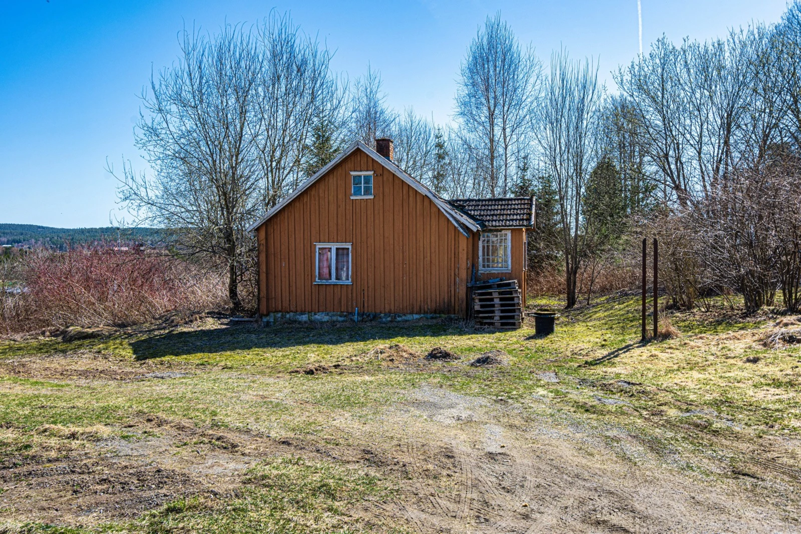 "Gamlestua" har rast sammen og restene av bygningen må fjernes. Galleribilde