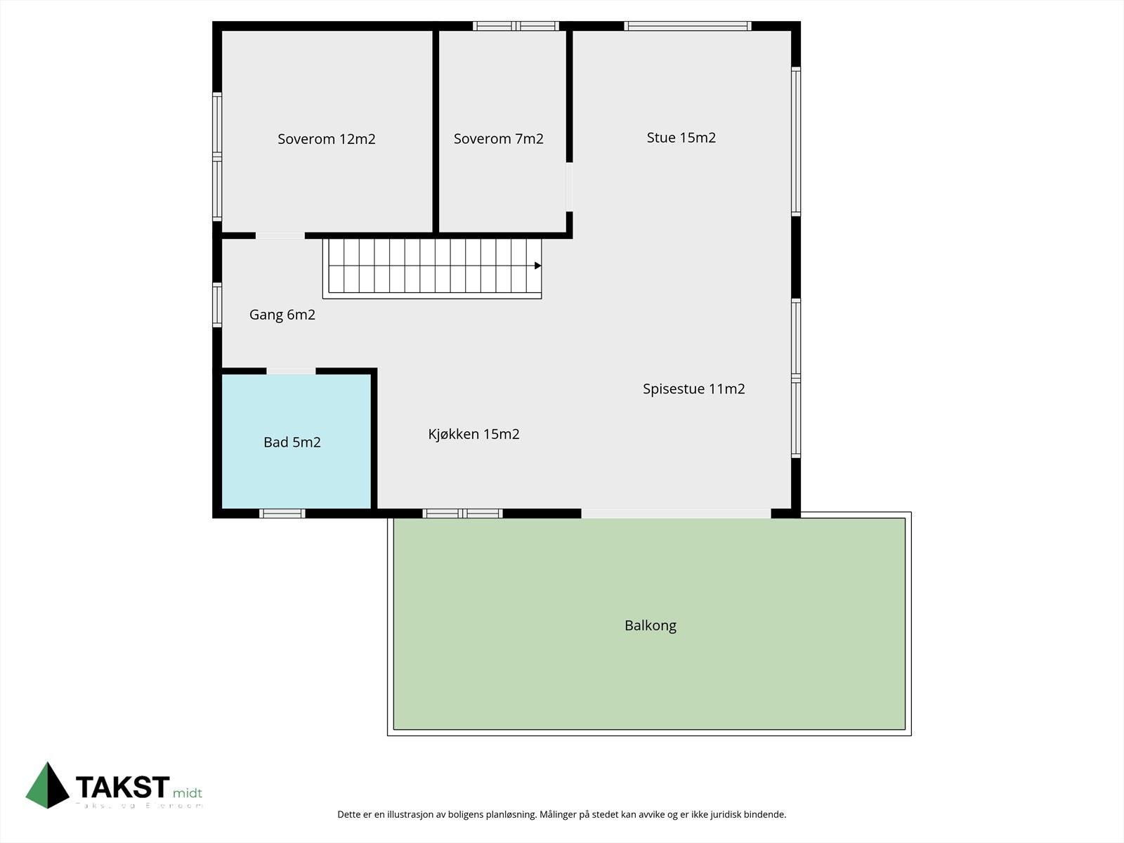 Planskisse 2.etg. Galleribilde
