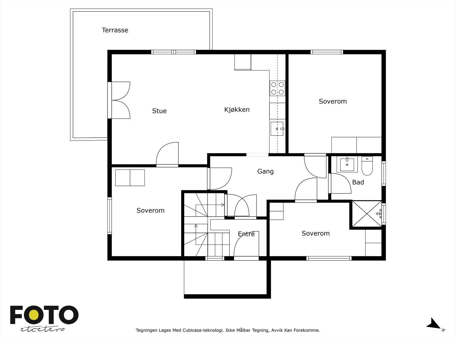 Veiledende plantegning 1. etasje. Ikke målbar Galleribilde