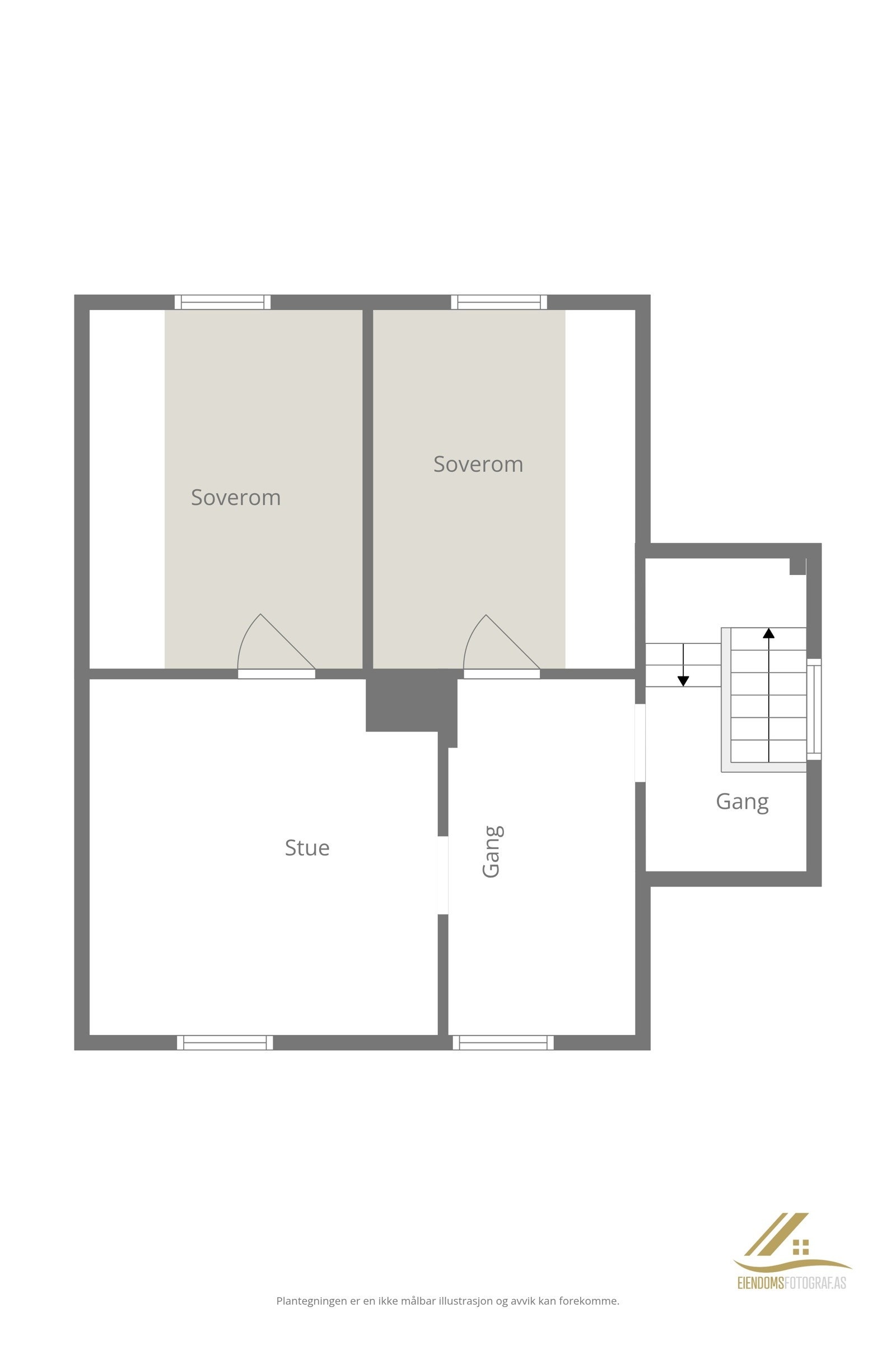 Plantegning 2. etasje. Galleribilde