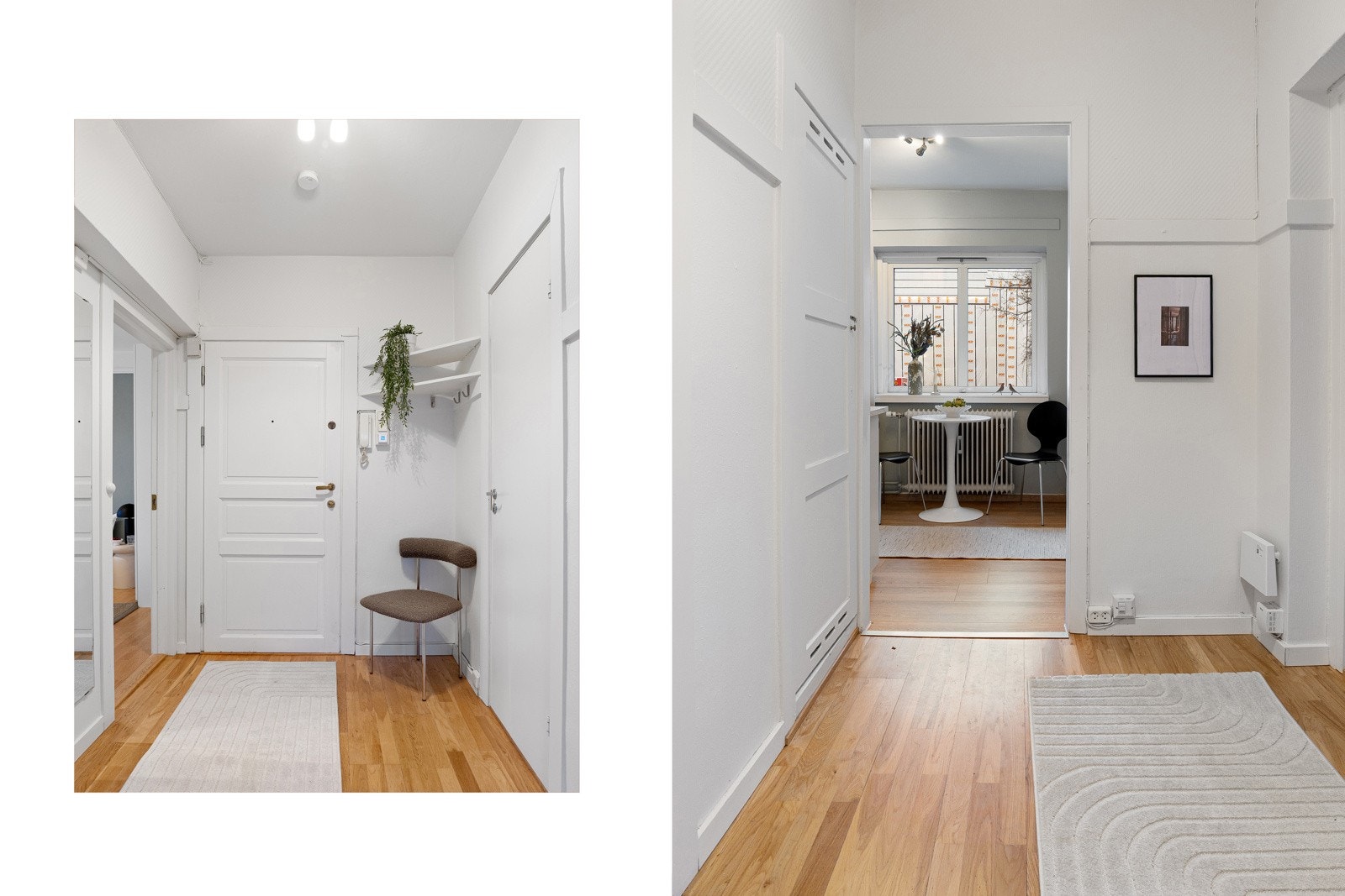 Entré med god plass til oppbevaring av sko og yttertøy Galleribilde