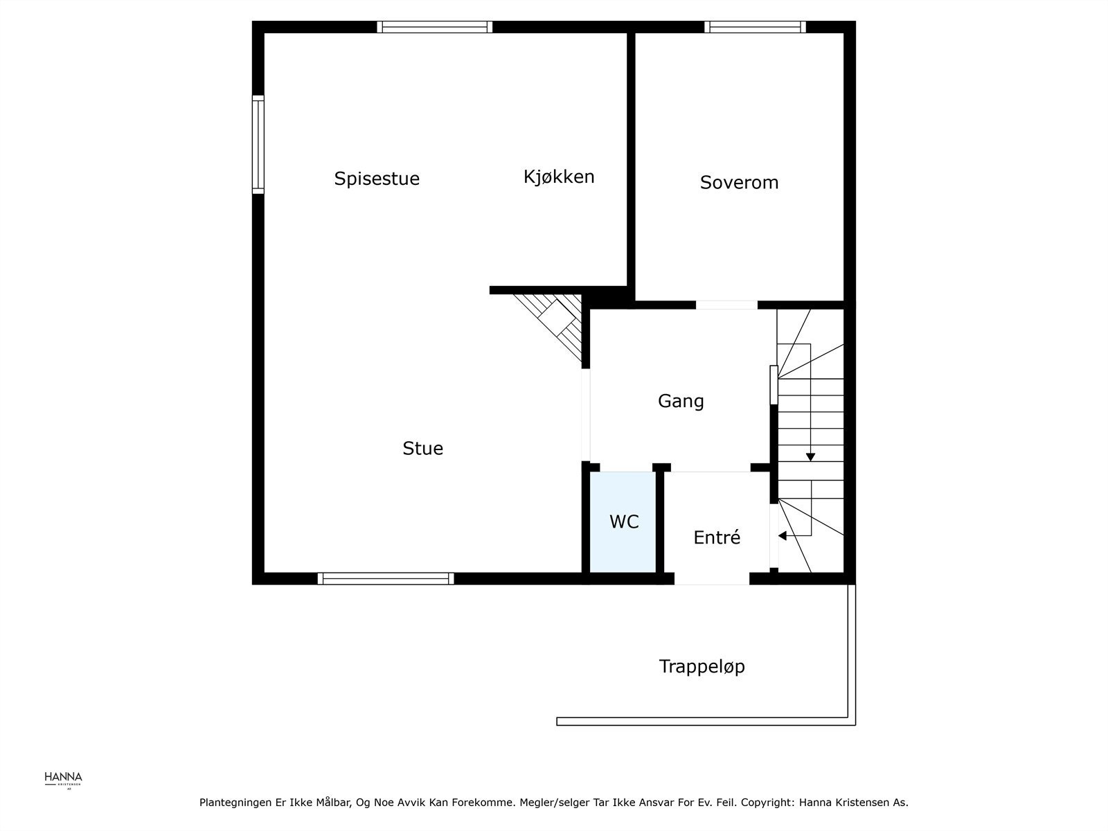 Planskisse 1. etasje.