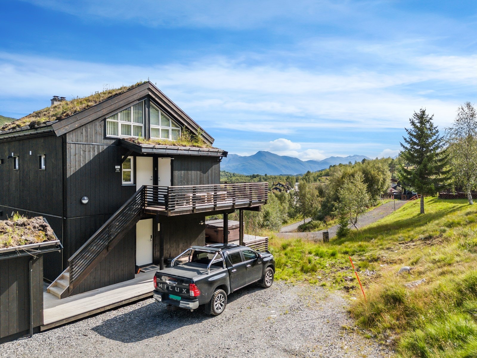 Utsikt fra veranda Galleribilde