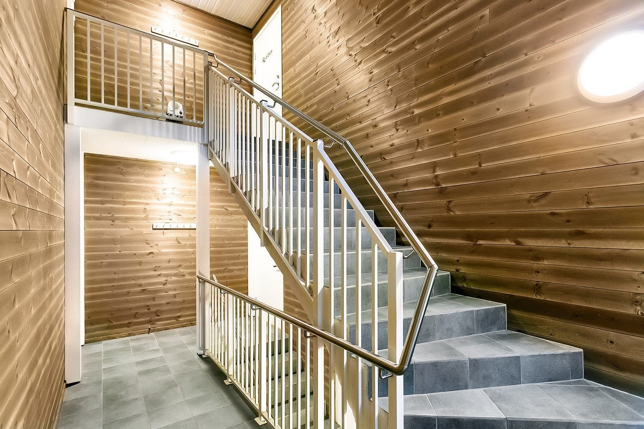 Fellesgang | Varmekabler i gulvet i 1. etasje Galleribilde