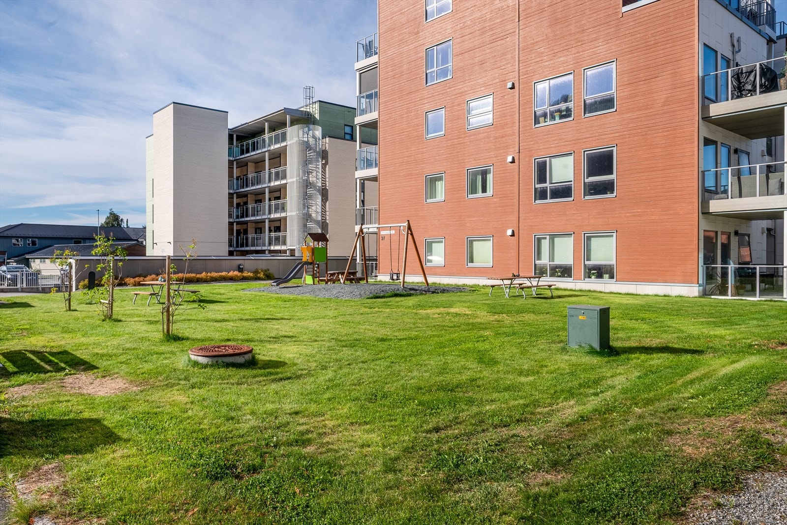 Utearealene er velholdt og trivelig Galleribilde