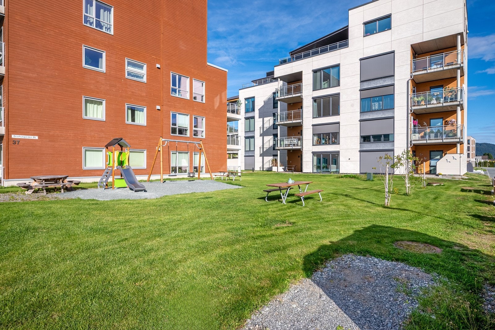 Utearealene er velholdt og trivelig Galleribilde