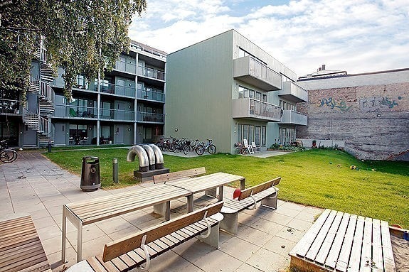 Uteområde, bakgård Galleribilde