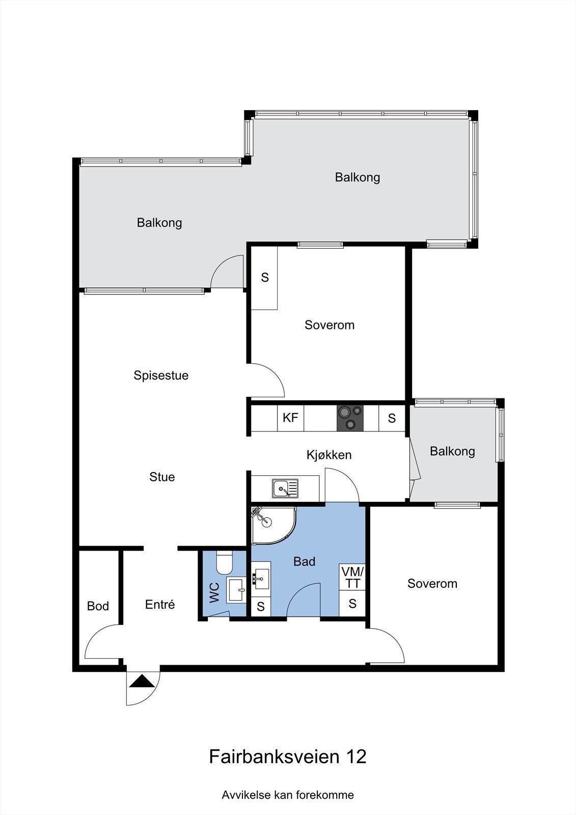 Planskisse Galleribilde