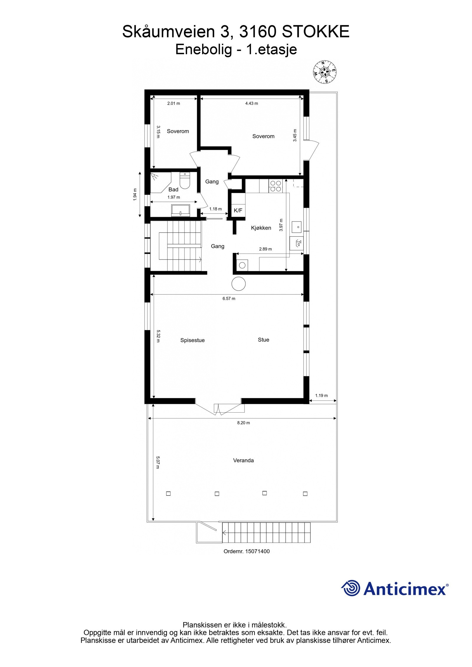 Plantegning 2.etg. Galleribilde