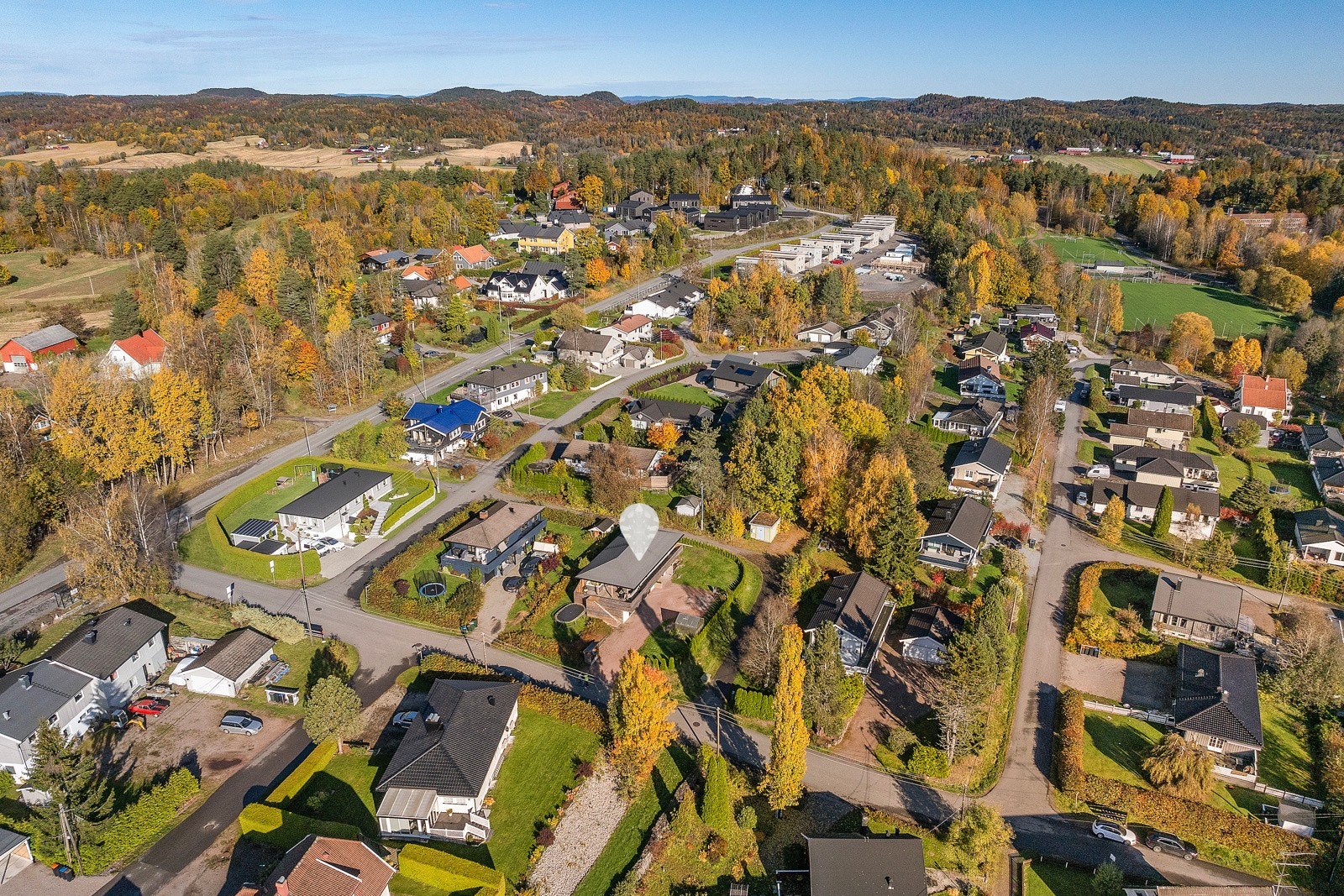 Et fantastisk boligområde i landlige omgivelser Galleribilde