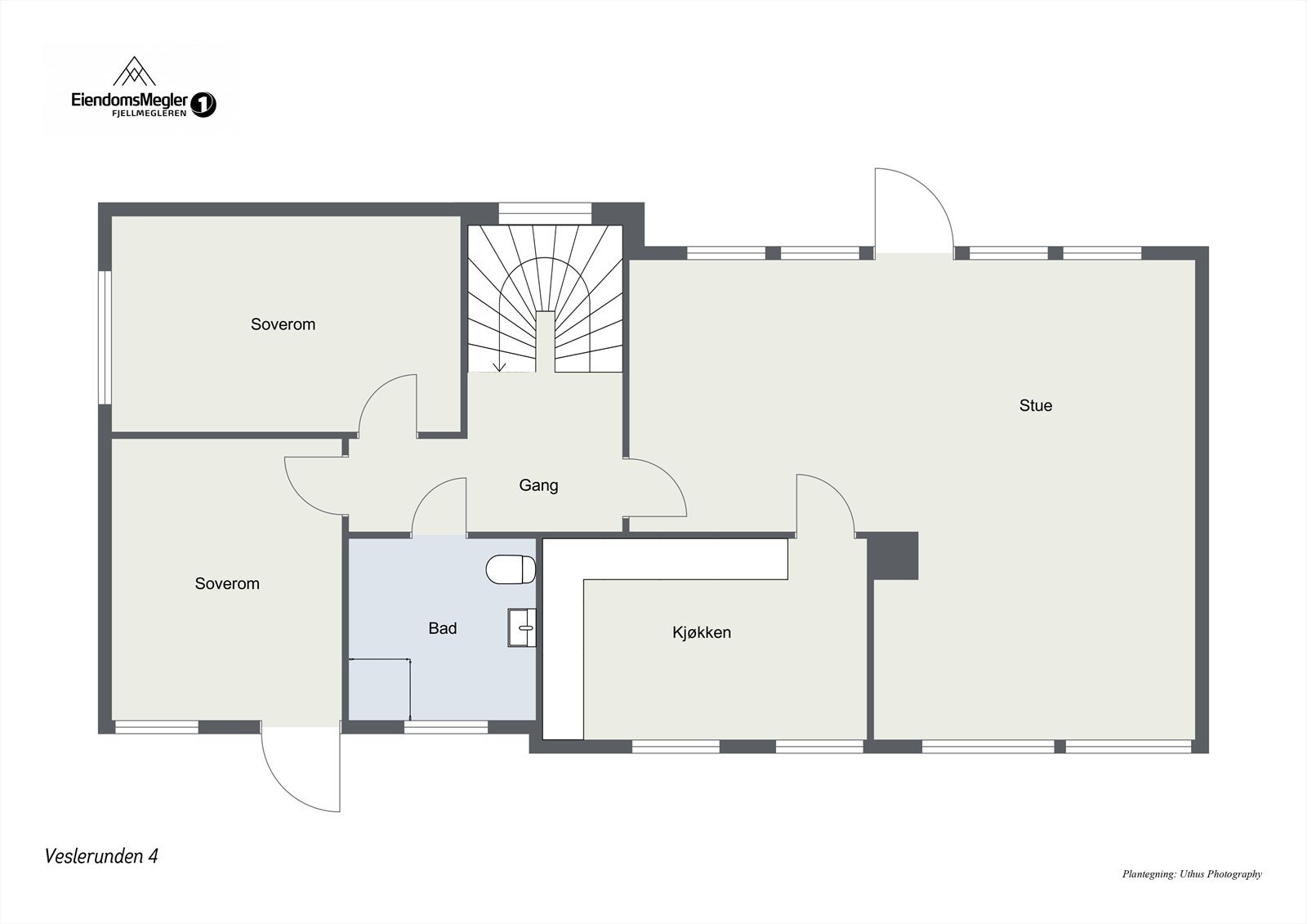 Plantegning 2. etg Galleribilde