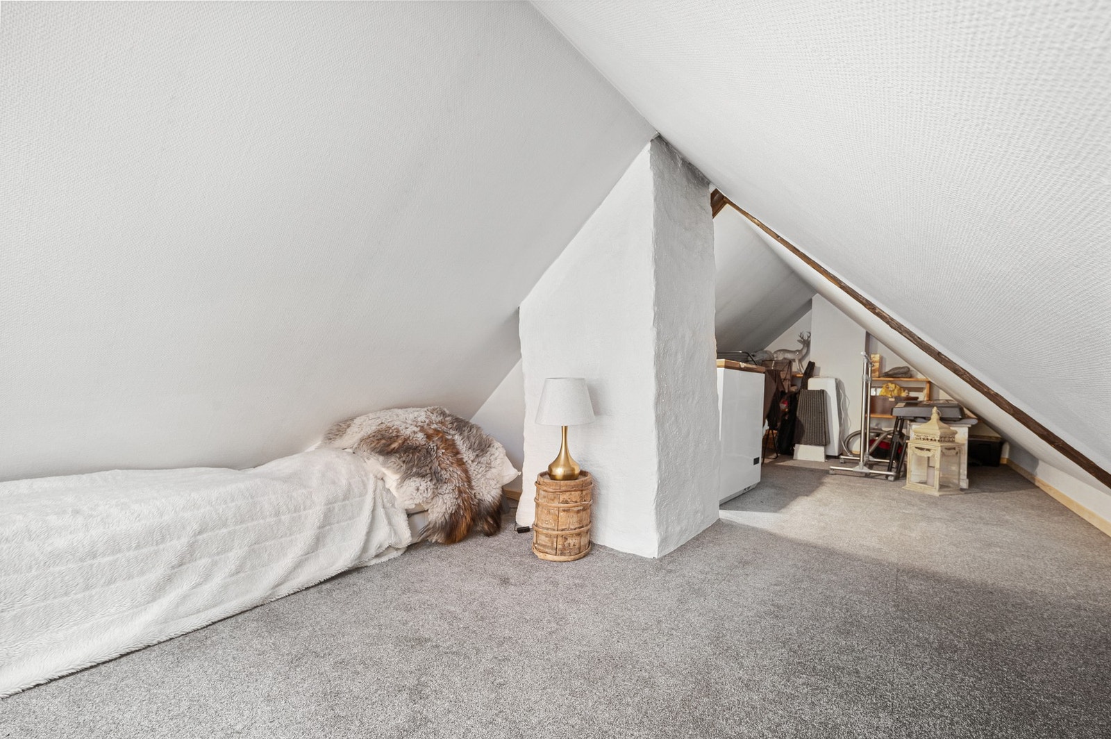 Hemsen har gode oppbevaringsmuligheter. Galleribilde