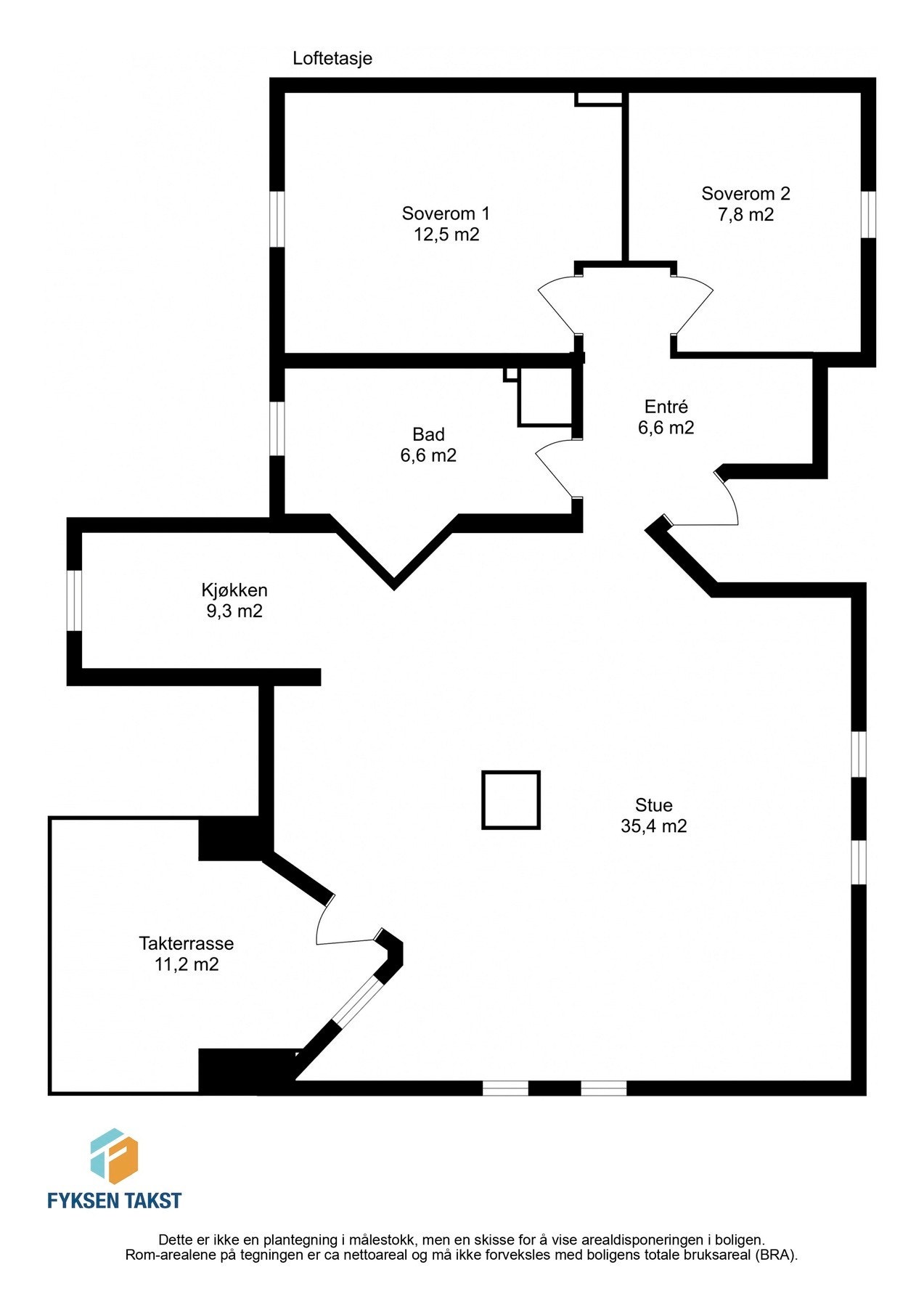 Planskisse. Galleribilde