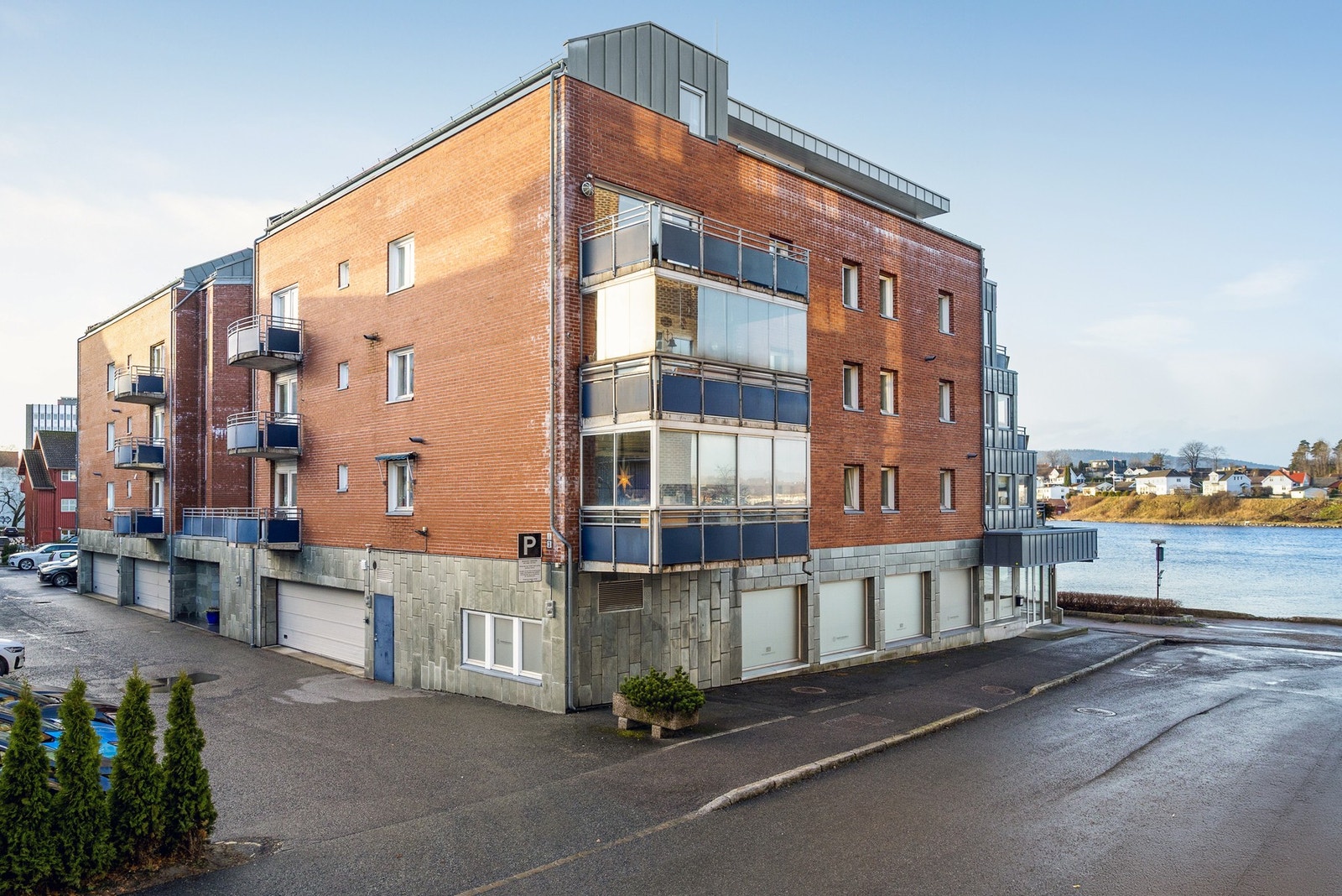 Byggets utvendige fasade Galleribilde