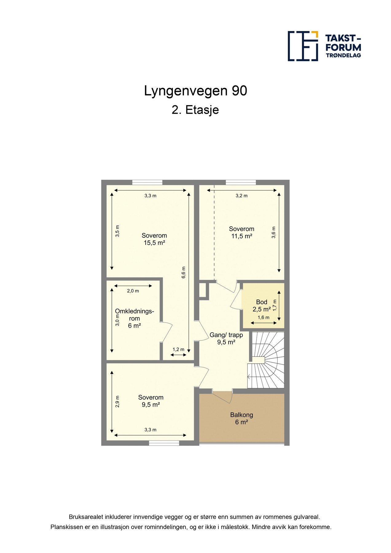 Plantegning 2. etasje. Galleribilde