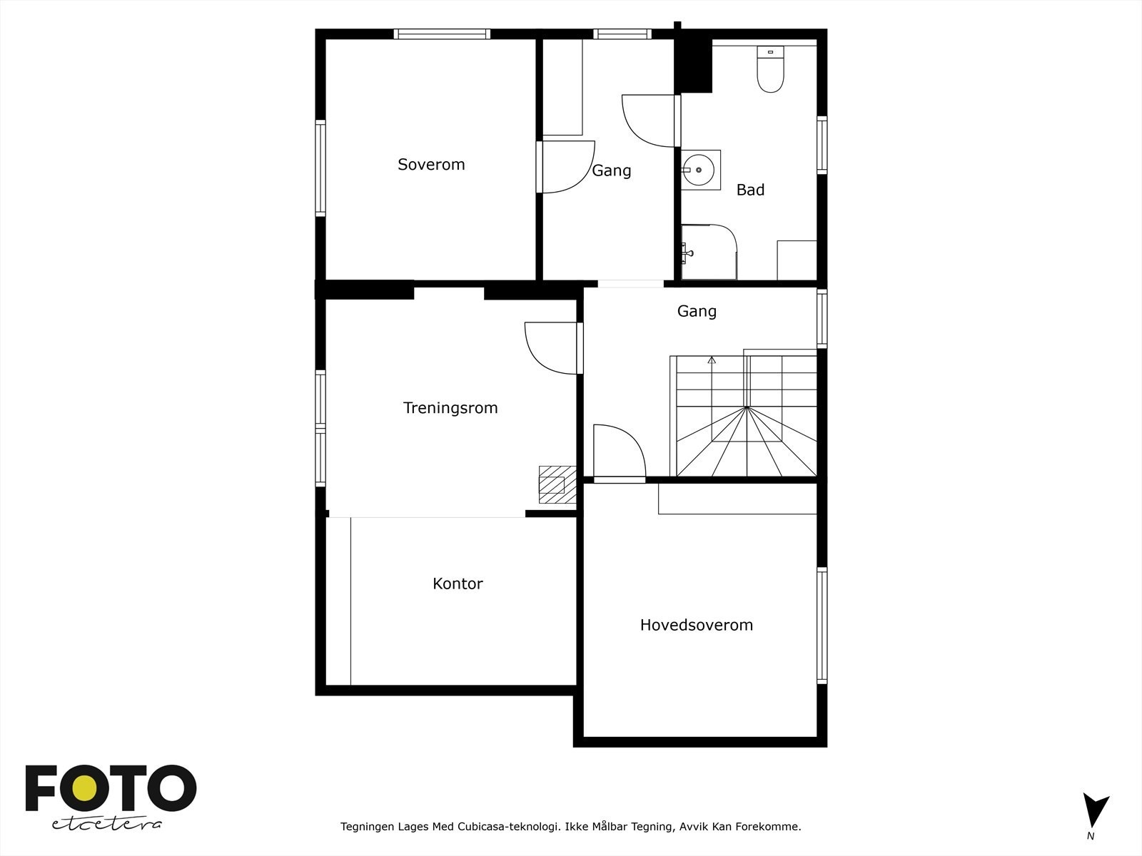 Illustrert planskisse 2. etasje. Galleribilde