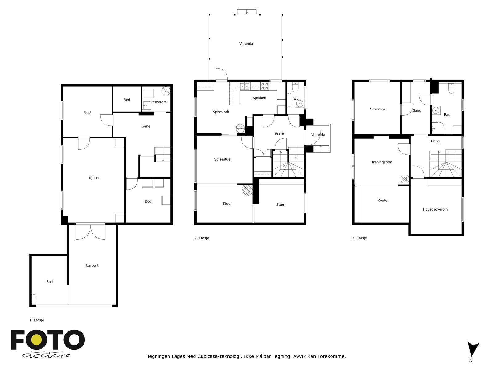 Illustrert planskisse Vestre Rødenesveien 113. Galleribilde