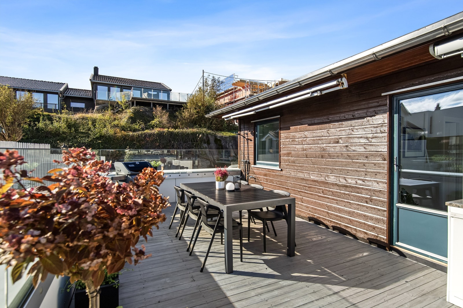 Vinterstuen og takterrassen vil nok bli hyppig brukt Galleribilde