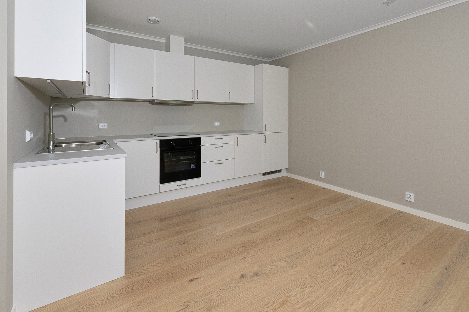 Kjøkkenet uten styling. Galleribilde