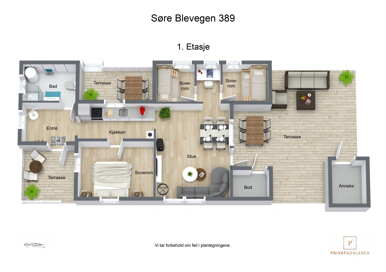 Plantegning Galleribilde